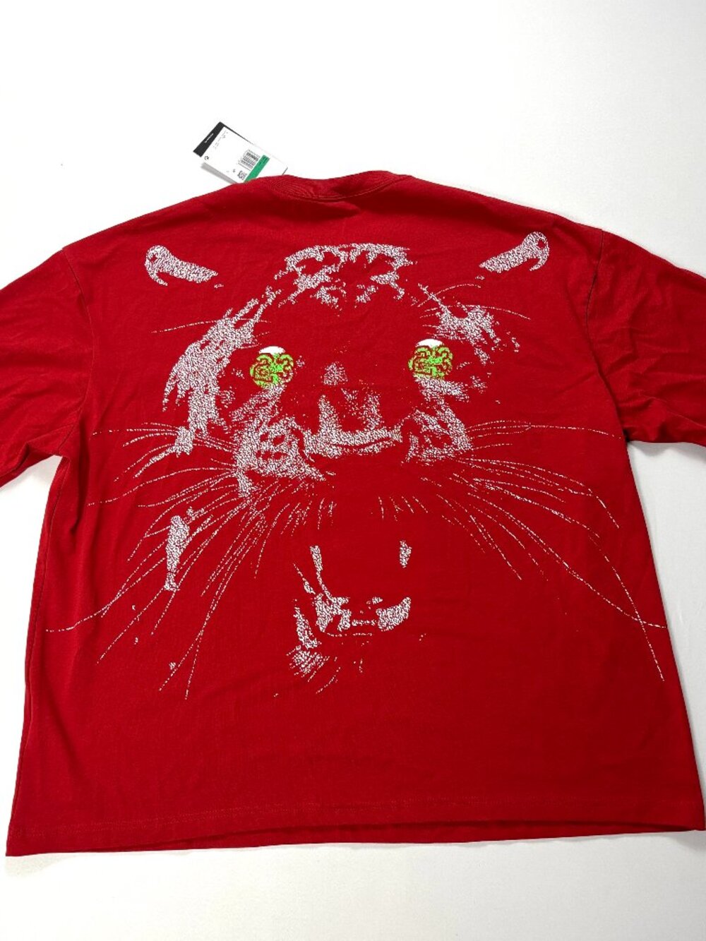 Nike Air Jordan Mens Oversized 23 Black Cat Shirt Red Sz XL NWT New Streetwear